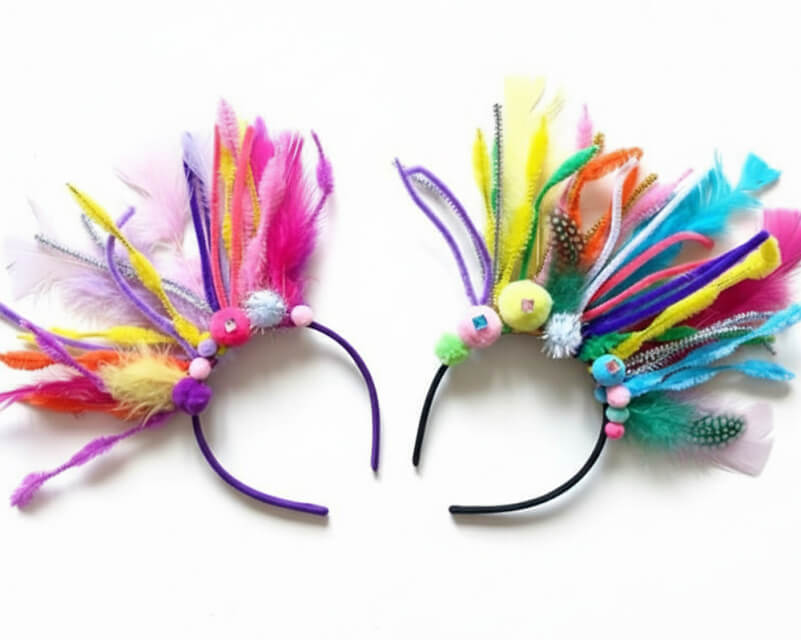 Fantasie-Frisuren zum Aufsetzen