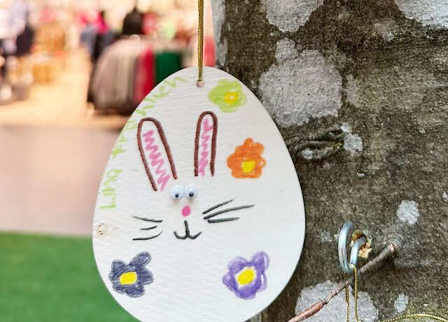 Kunterbunte Osterbaum-Anhänger
